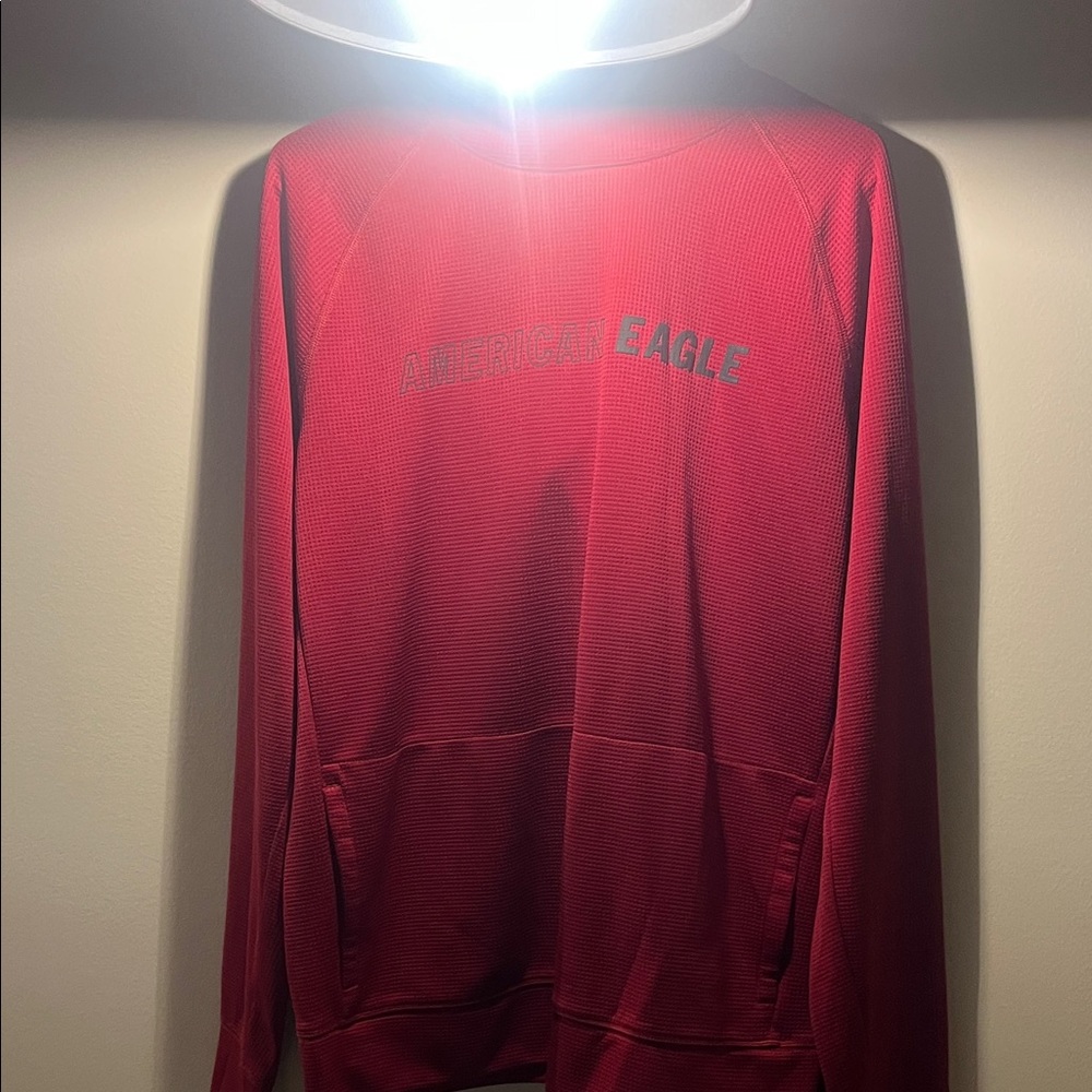 American Eagle Outfitters Vibrant Red Crewneck Sweater
